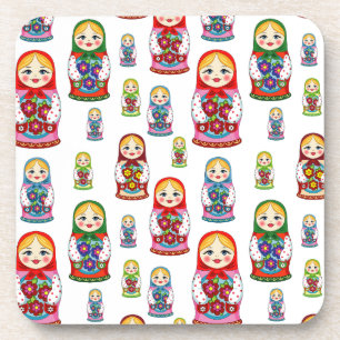 Dessous-de-verre russian dolls