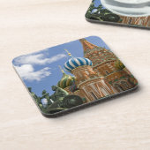 Dessous-de-verre Russie, Moscou, place Rouge. St. Basil's 3 (Côté gauche)