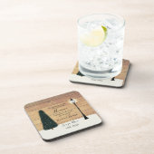 Dessous-de-verre Rustique En Mémoire Amoureuse Photo En Céramique O (Côté Droit)