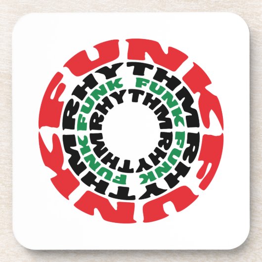Dessous-de-verre Rythme funk Funk Rhythme funk (Devant)