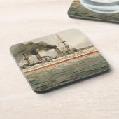 Dessous-de-verre S.M. Kreuzer "Furst Bismarck" de Grosse (H.M. (Côté gauche)