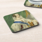 Dessous-de-verre Sa majesté plus aimable, la Reine Victoria (Côté gauche)