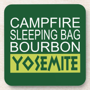 Dessous-de-verre Sac couché de feu Bourbon Yosemite