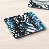 Dessous-de-verre Safari bleu (Côté gauche)