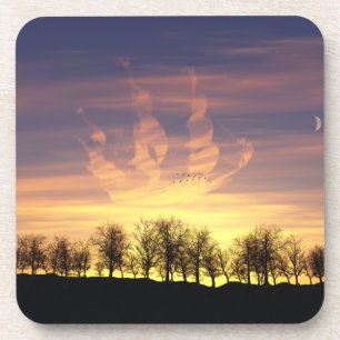 Dessous de verre Sail the Night Sky