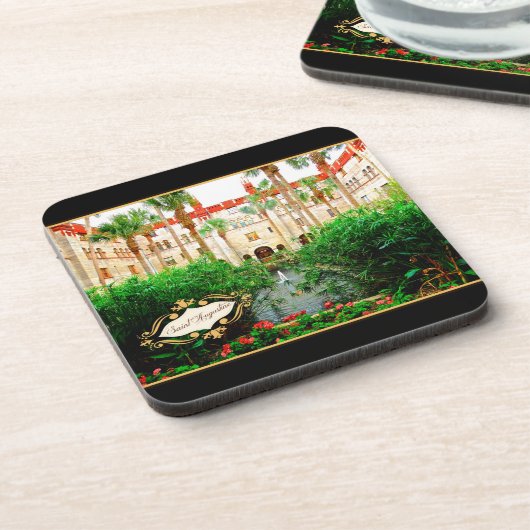 Dessous-de-verre Saint Augustine Florida Lightner Museum & Gardens (Côté gauche)