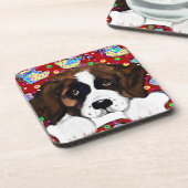 Dessous-de-verre Saint-Bernard (Côté gauche)