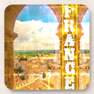 Dessous-de-verre Saint-Émilion France Architecture Française Girond
