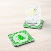 Dessous-de-verre Saint Patricks Day Bee et Shamrocks (Côté Droit)