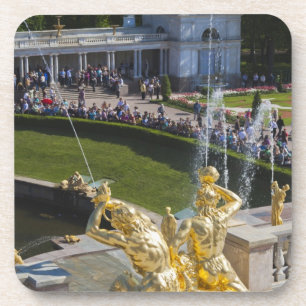 Dessous-de-verre Saint-Pétersbourg, fontaines de Grand Cascade