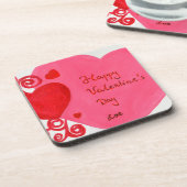 Dessous-de-verre Saint Valentin (Côté gauche)