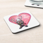 Dessous-de-verre Saint Valentin (Côté gauche)