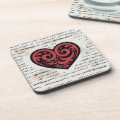 Dessous-de-verre Saint-Valentin 2 (Côté gauche)