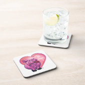 Dessous-de-verre Saint Valentin au cochon (Côté Droit)