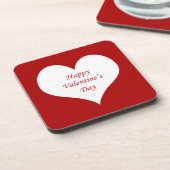 Dessous-de-verre Saint Valentin Coeur (Côté gauche)