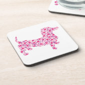 Dessous-de-verre Saint Valentin Dachshund (Côté gauche)