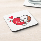 Dessous-de-verre Saint Valentin, Mlle vous (Côté gauche)