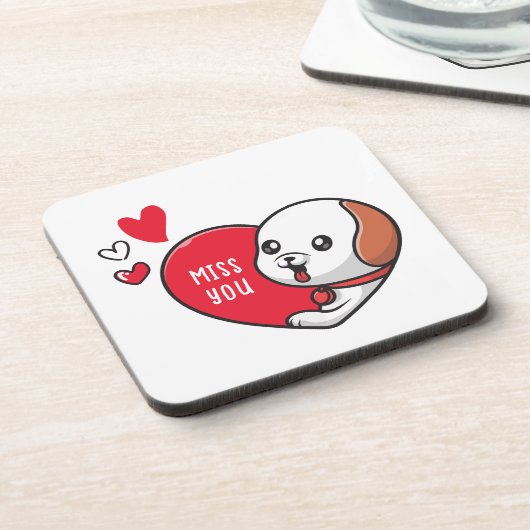 Dessous-de-verre Saint Valentin, Mlle vous (Côté gauche)