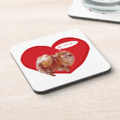 Dessous-de-verre Saint-Valentin spitz nain (Côté gauche)