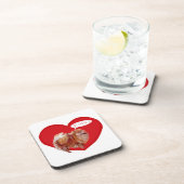 Dessous-de-verre Saint-Valentin spitz nain (Côté Droit)