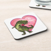 Dessous-de-verre Saint Valentin Tyrannosaurus (Côté gauche)