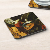 Dessous-de-verre Sainte Cécile et l'ange par Carlo Saraceni (Côté gauche)