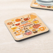 Dessous-de-verre Saison Citrouille épicée (Côté gauche)