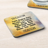 Dessous-de-verre Saison de trahison Beverage Coaster (Côté gauche)