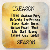 Dessous-de-verre Saison de trahison Beverage Coaster (Devant)