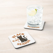 Dessous-de-verre saison des chats noirs (Côté Droit)