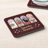 Dessous-de-verre Saison Éffrayante Motif Halloween (Côté gauche)