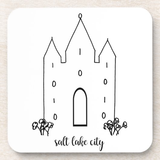 Dessous-de-verre salke city utatemple (Devant)