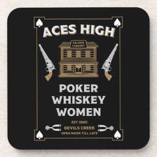 Dessous-de-verre Salon de la Frontière Américaine Cowboy