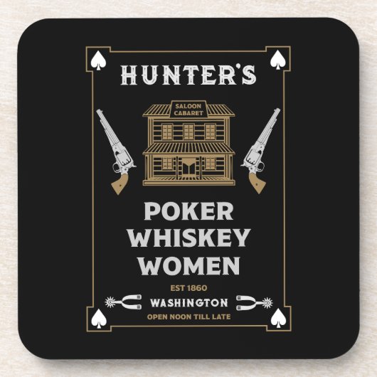 Dessous-de-verre Salon de la Frontière Américaine Cowboy (Devant)