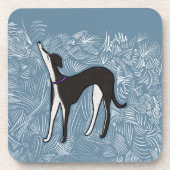 Dessous-de-verre Saluki Greyhound (Devant)