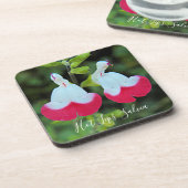 Dessous-de-verre Salvia Florale aux lèvres chaudes (Côté gauche)