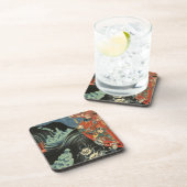 Dessous-de-verre Samouraï contre les crabes fantômes (Côté Droit)