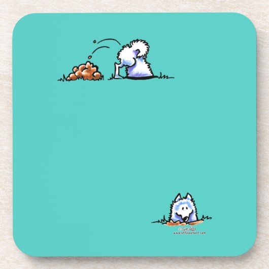 Dessous-de-verre Samoyed Can U Creg It (Devant)