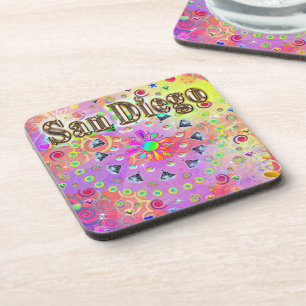 Dessous-de-verre San Diego Lucky Golden Coaster