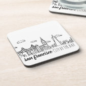 Dessous-de-verre San Francisco Skyline (Côté gauche)