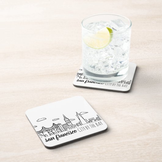 Dessous-de-verre San Francisco Skyline (Côté Droit)