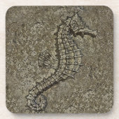 Dessous-de-verre Sandy Textured Seahorse Photo (Devant)