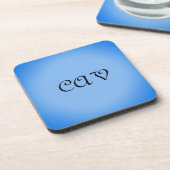 Dessous-de-verre Sangria Cornflower Blue (Côté gauche)