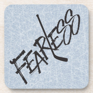 Dessous-de-verre Sans peur (Hockey)