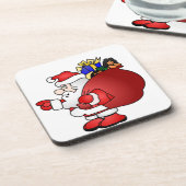 Dessous-de-verre Santa Clause (Côté gauche)