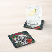 Dessous-de-verre Santa Sugar Skull (Côté Droit)