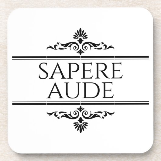 Dessous-de-verre Sapere Aude (Devant)