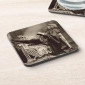 Dessous-de-verre Sarah Bernhardt (1844-1923) comme Hamlet dans le (Côté gauche)