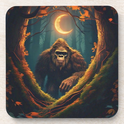 Dessous-de-verre Sasquatch Peeking (Devant)