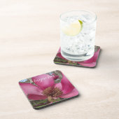 Dessous-de-verre Saucer rose Magnolia Blossom Floral (Côté Droit)